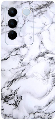 AsSkin Vivo V27 Pro 5G Mobile Skin(Ultra Super White Marble Wrap Sticker With High Gloss Finish).)