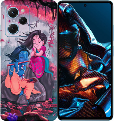 SkinoMania POCO X5 Pro 5G Mobile Skin(Multicolor krishna_rukmini)