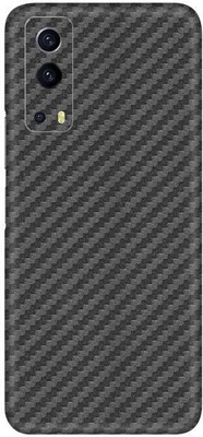 Vcare GadGets Fiber Carbon Gun Metal vivo i QOO Z3 5G Mobile Skin(Fiber Carbon Gun Metal)