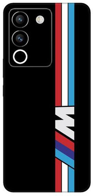 Vcare GadGets Blue White Red Strips Vivo Y200 5G Mobile Skin(Multicolor)
