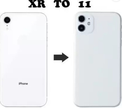 Jagsun Back Screen Guard for Iphone XR to Iphone 11 Converter Skin White(Pack of 1)