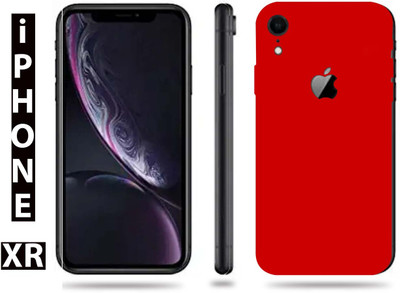 TJ CREATION Apple iPhone XR Mobile Skin(Ultra Red Matte Skin With High Mattte Finish.)