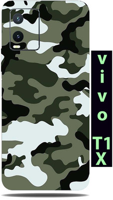 BugguSkin Vivo T1x Mobile Skin(Ultra Super Camouflage Military Winter Skin With High Matte Finish.)