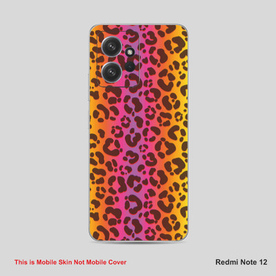VYBE The Smart Choice Redmi Note 12 Pattern Mobile Skin Mobile Skin(Multi Colour AF21)