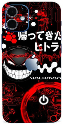 AsSkin Apple iPhone 12 Mini Mobile Skin(Smilling Grafifti Skin With High Matte Finish)