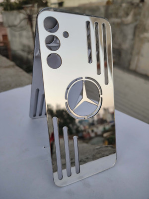 MOKPLZ Samsung Galaxy A33 5G SILVER MIRROR BACK PANNEL Mobile Skin(Silver)