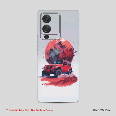 VYBE The Smart Choice Vivo V25 Pro Art Mobile Skin Mobile Skin(Silver Grey A33)