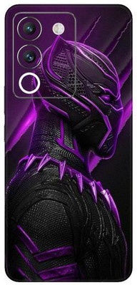 Vcare GadGets Purple Black Vivo Y200 5G Mobile Skin(Multicolor)