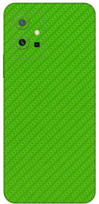 Vcare GadGets Fiber Carbon Green vivo Y75 5G Mobile Skin(Fiber Carbon Green)