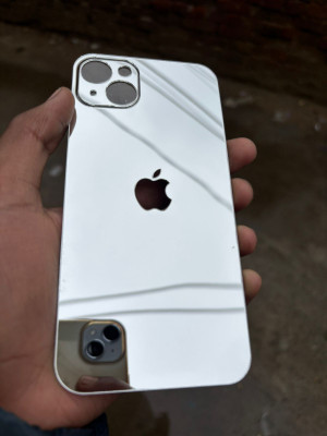 TWUAOP I PHONE 13 MINI ACRYLIC MIRROR BACK PANNEL APPLE Mobile Skin(Silver)