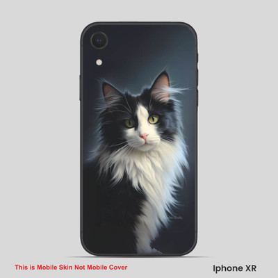 VYBE The Smart Choice iPhone XR Animal Mobile Skin(Mineral Grey)