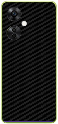 candeal mart OnePlus Nord CE 3 Lite 5G Back skin sticker / Vinyl wrap / Protective film Mobile Skin(Carbon Fiber 3D (Black))