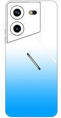 Vcare GadGets Pova 5 Pro (5G) Mobile Skin(White & Blue)