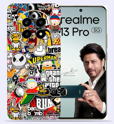 OggyBaba Realme 13 pro 5g Mobile Skin(Sticker Bombing)