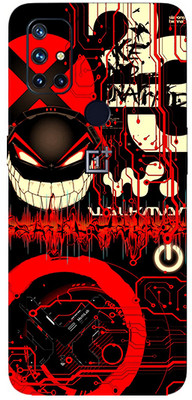 BugguSkin OnePlus Nord N10 5G Mobile Skin(Ultra Super Red graffiti Skin With High Matte Finish.)