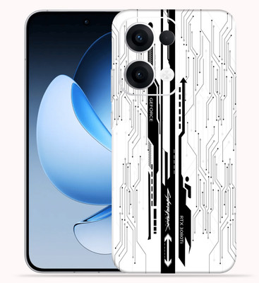 OggyBaba OggyBaba Poco M6 Plus 5g Mobile Skin(White-CyberPunk)