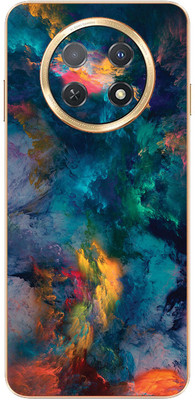 FCS Huawei nova Y91 Printed Back skin Mobile Skin(Smoke)