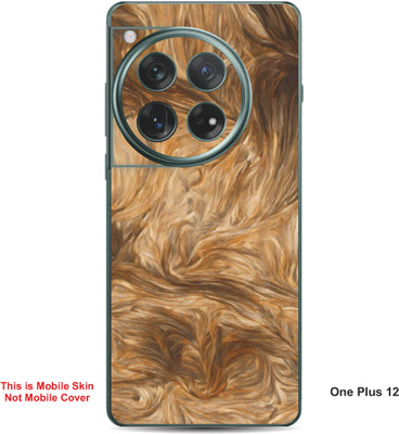 VYBE The Smart Choice One Plus 12 Abstract Embossed Mobile Skin(Dark Pastel Red A13)