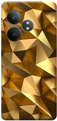 WeCre8 Skin's Realme GT 6T 5G Mobile Skin(Golden poly Multicolor Mobile Skin)