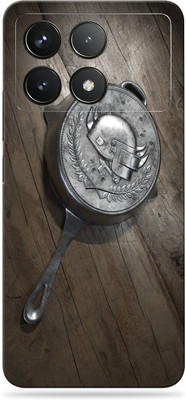 WeCre8 Skin's poco f6 pro Premium Vinyl Mobile Skin (Multicolor) Mobile Skin(Pub-G-Pan-Fight)