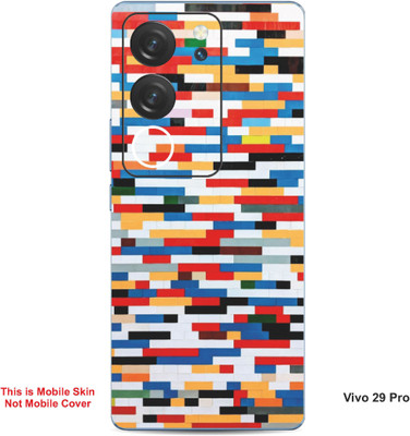 VYBE The Smart Choice Vivo 29 Pro Pattern Embossed Mobile Skin(Rose Madder 2)