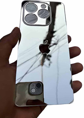 MOKPLZ Tecno Spark 10 pro BACK PANNEL MIRROR ACRYLIC SHEET Mobile Skin(Silver)