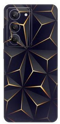 Vcare GadGets Realme 14X (5G) Mobile Skin(Black & Gold)