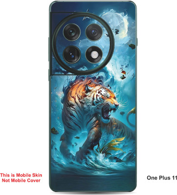 VYBE The Smart Choice One Plus 11 Tiger Embossed Mobile Skin(Jellyfish 32)