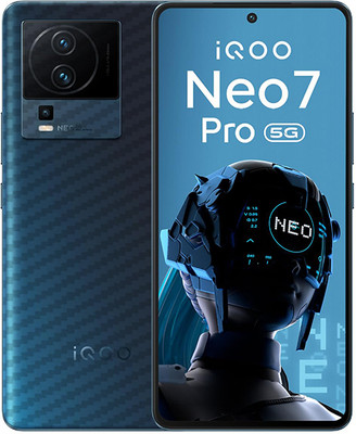 candeal mart Vivo iQOO Neo 7 Pro 5G Back skin sticker / Vinyl wrap / Protective film Mobile Skin(Carbon Fiber 3D ,Transparent)