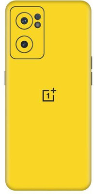 Vcare GadGets One Plus Nord CE 2 5G Skin Back Side With Camera Protection High Quality Premium Mobile Skin(Matte Yellow)