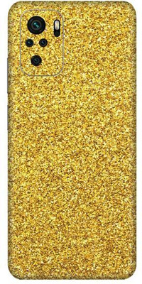 Vcare GadGets Redmi Note 10 S Mobile Skin(Glitter Gold)