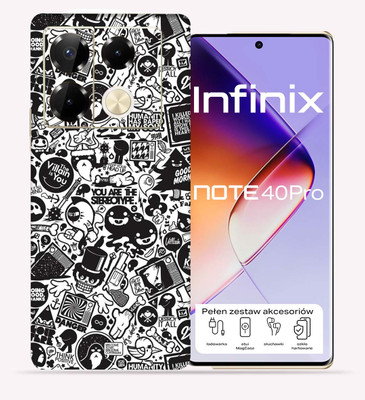 OggyBaba Infinix Note 40 pro 5g Mobile Skin(Doodle Art)