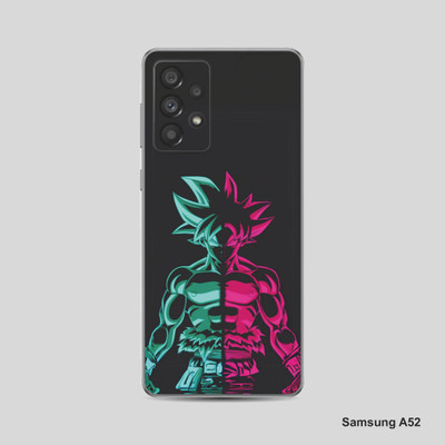 VYBE The Smart Choice Samsung A52 Goku Mobile Skin Mobile Skin(Blue, Pink)