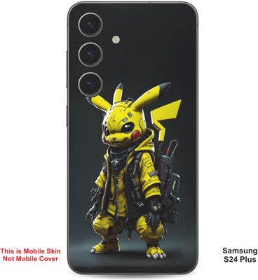 VYBE The Smart Choice Samsung S24 Plus Pikachu Embossed Mobile Skin(Bird Yellow 1)