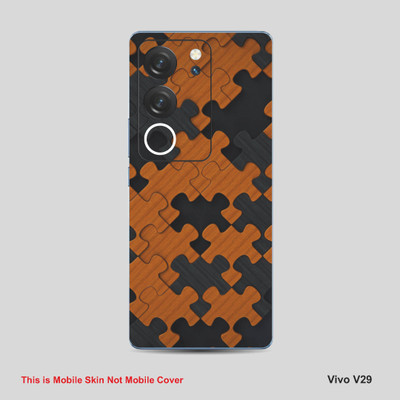 VYBE The Smart Choice Vivo 29 Pattern Mobile Skin Mobile Skin(Multi ColourCA12)