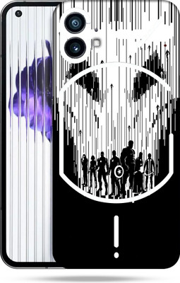 SkinoMania Nothing-Phone(1) Mobile Skin(B&W Avengers)