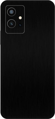 Vcare GadGets Brushed Black vivo T1 5G Mobile Skin(Brushed Black)