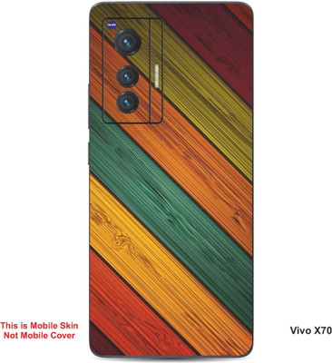VYBE The Smart Choice Vivo X70 Pattern Embossed Mobile Skin(Tiger Eye 12)