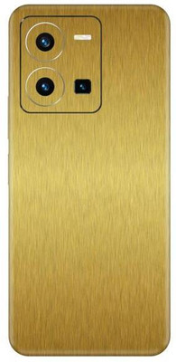 Vcare GadGets Y35 2022 Brushed Gold Back Side Premium Mobile Skin(Brushed Gold)