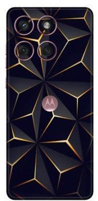 Vcare GadGets MOTOROLA Edge 60 Fusion 5G Mobile Skin(Black & Gold)