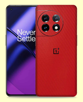 WeCre8 Skin's Oneplus 11R 5G Mobile Skin(Red Carbon Fiber Mobile Skin)