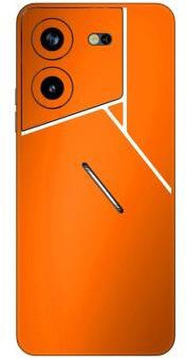 Vcare GadGets Pova 5 Pro (5G) Mobile Skin(Orange)