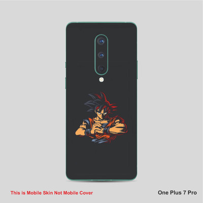 VYBE The Smart Choice One Plus 7 Pro Goku Mobile Skin Mobile Skin(Tealish Black 8)