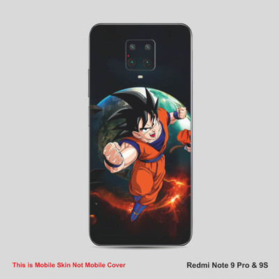 VYBE The Smart Choice Redmi Note 9S Goku Mobile Skin Mobile Skin(Dark Jungle Green A28)