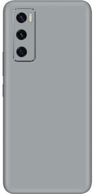 Vcare GadGets Vivo V20 SE Mobile Skin(Glossy Silver)