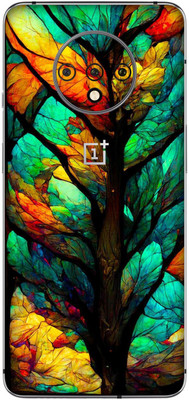 AMTHA AMTHA OnePlus 7T Mobile Skin(Multicolor)