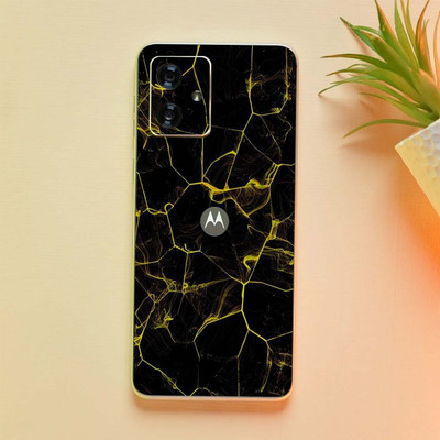BugguSkin Motorola g64 5G Mobile Skin(Ulltra Super Coal Black Leather Skin With High Matte Finish., Mobile Skin (Back+Side+Camera))