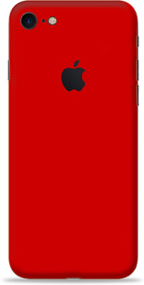 AsSkin Apple iPhone 7 Mobile Skin(Red Matte Skin With Glossy Matte Finish.)