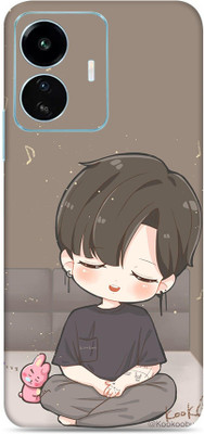 SkinoMania Vivo Iqoo Z6 Lite 5G Mobile Skin(Multicolor BTS Cartoon)