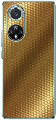 FCS Huawei nova 9 Pro Printed Back skin Mobile Skin(Carbon Fiber Gold Texture)